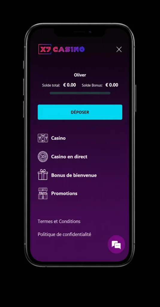 x7 casino Accès à l’espace compte